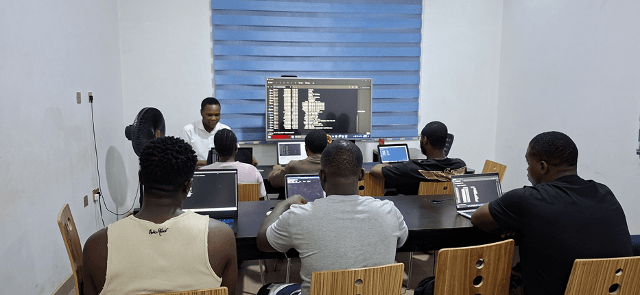 students learning technical skills in abuja