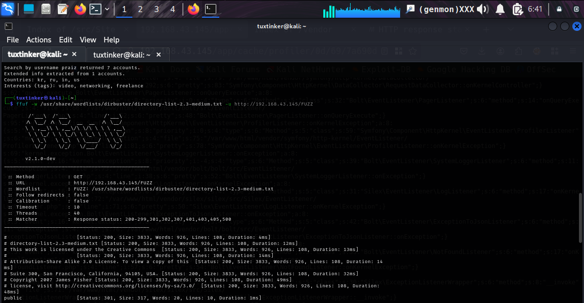 a cybersecurity tool - kali linux