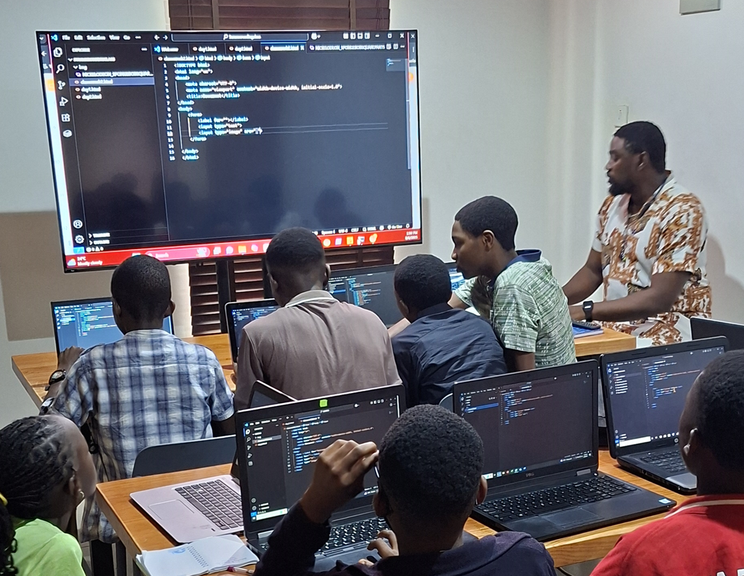 ongoing mobile app development session