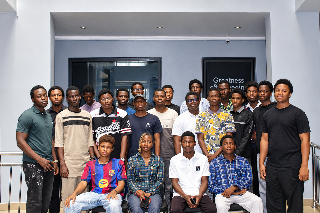 Business Administration students undergoing SIWES training in a modern tech institute