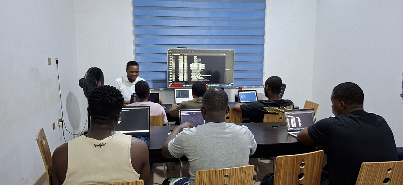 an AI bootcamp class at early code institute
