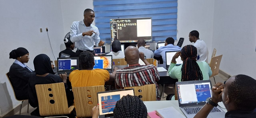 a data analytics class at early code institute